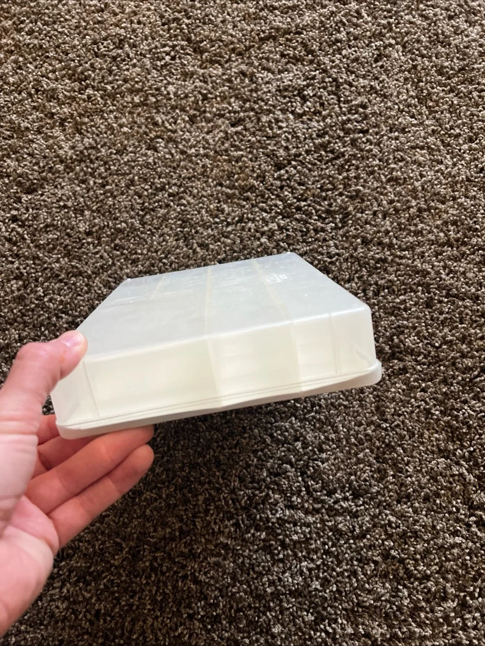 Clear Case Organizer - Clear Plastic Storage Box for Craft Supplies